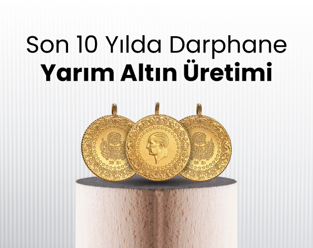 Son 10 Yılda Darphane Yarım Altın Üretimi