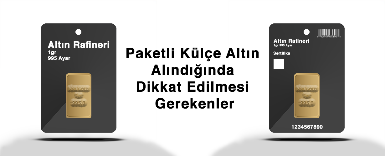 Paketli Külçe Altın