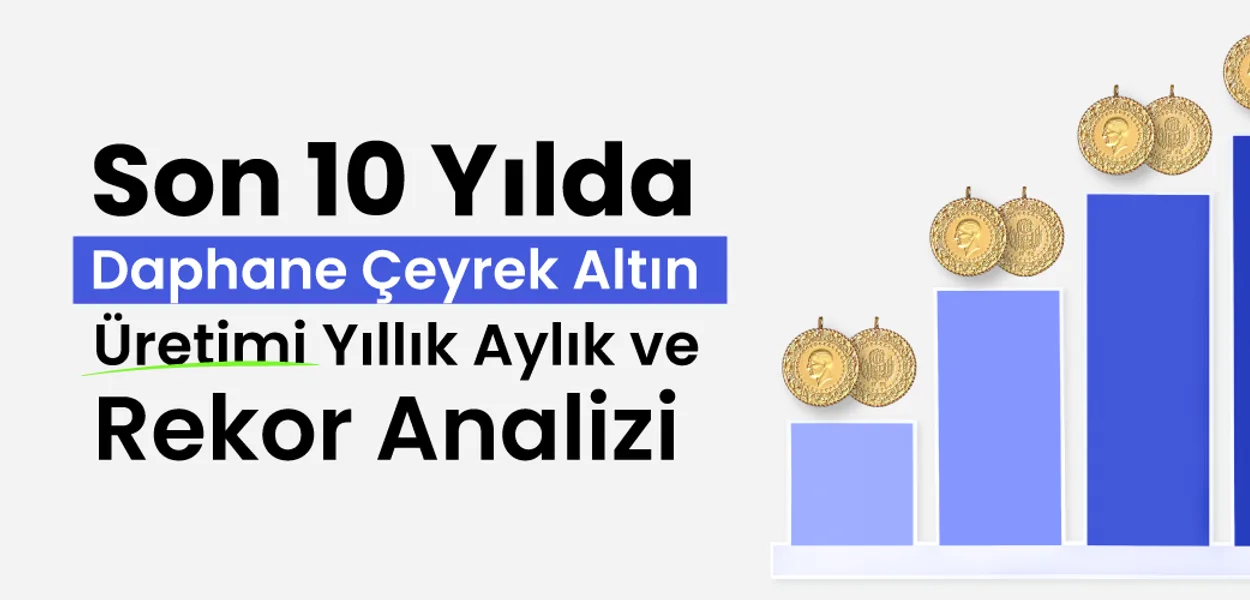 Son 10 Yılda Darphane Çeyrek Altın Üretimi